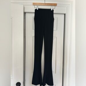 Norma Kamali Black Splat Leggings